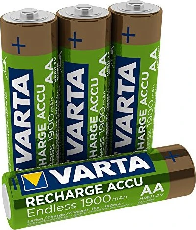 Varta Recharge Accu Endless Energy Mignon AA NiMH 1900mAh, 4er-Pack