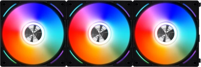 Lian Li Uni Fan AL120, schwarz, LED-Steuerung, Lüftersteuerung, 120mm, 3er-Pack