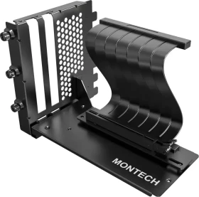 Montech Riser Card Vertical GPU Mounting Kit, gewinkelt, PCIe 5.0, 200mm, schwarz