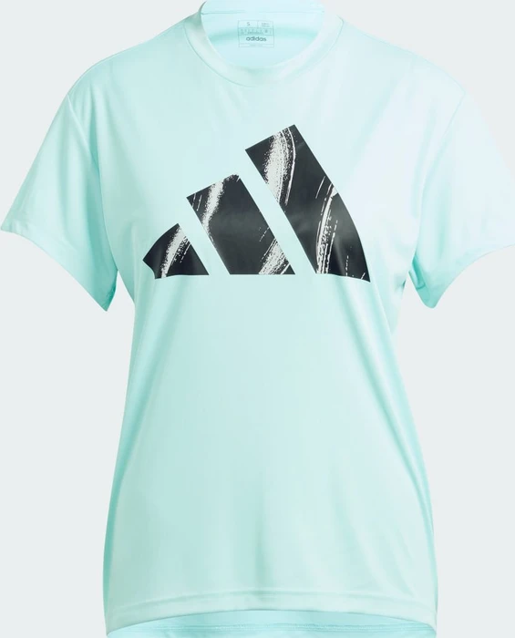 adidas Run It Brand Love T-Shirt kurzarm semi flash aqua (Damen)
