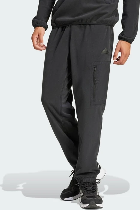 adidas City Escape Polar Fleece Trainingshose lang schwarz (Herren)