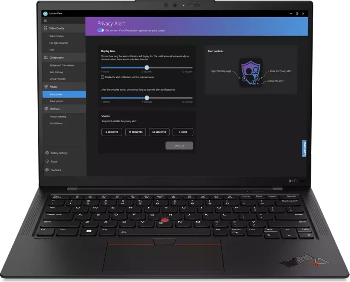 Lenovo ThinkPad X1 Carbon G11, Deep Black Weave, Core i7-1355U, 32GB RAM, 2TB SSD, LTE, DE