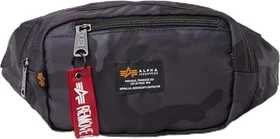 Alpha Industries Crew Camo Bauchtasche black camo