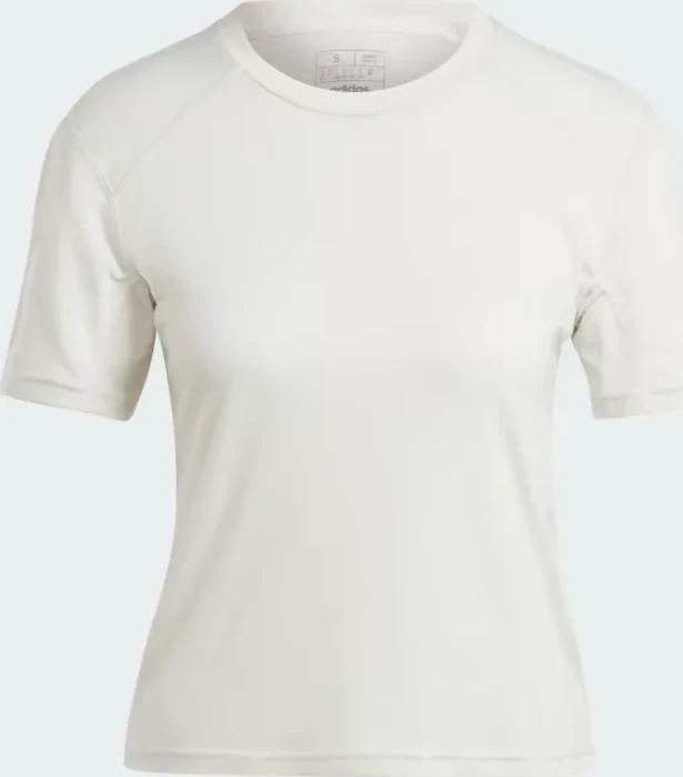 adidas Train Essentials Cotton 3-Stipes T-Shirt kurzarm orbit grey (Damen)