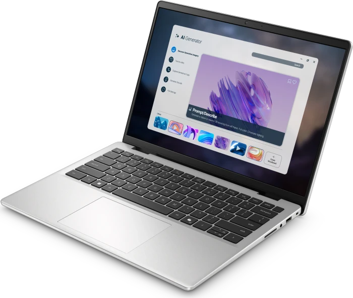 Dell Pro 14 Essential PV14255, Platinum Silver, Ryzen AI 5 330, 16GB RAM, 512GB SSD, DE, Aluminum