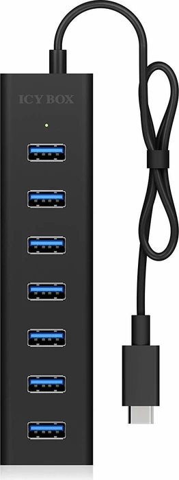 RaidSonic Icy Box IB-HUB1700-C3 USB-Hub, 7x USB-A 3.0, USB-C 3.0 [Stecker]