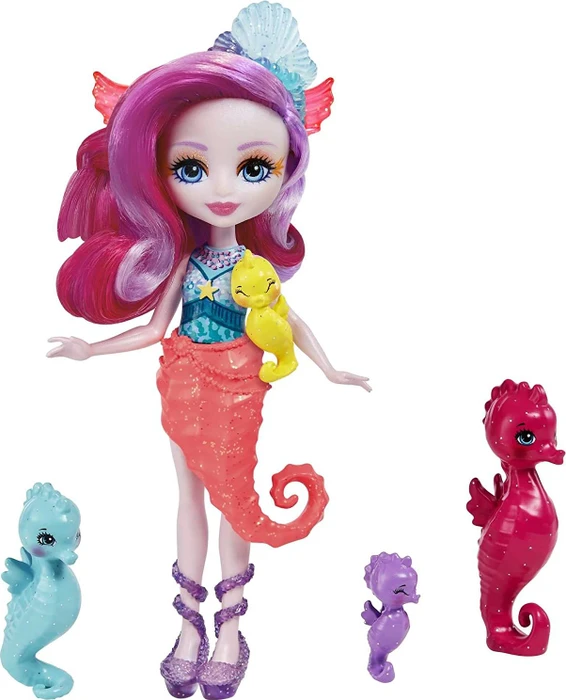 Mattel Royal Enchantimals Ocean Kingdom - Sedda Seahorse Familie