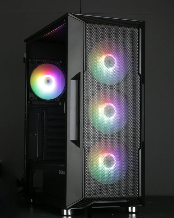 Zalman i3 Neo, schwarz, Glasfenster