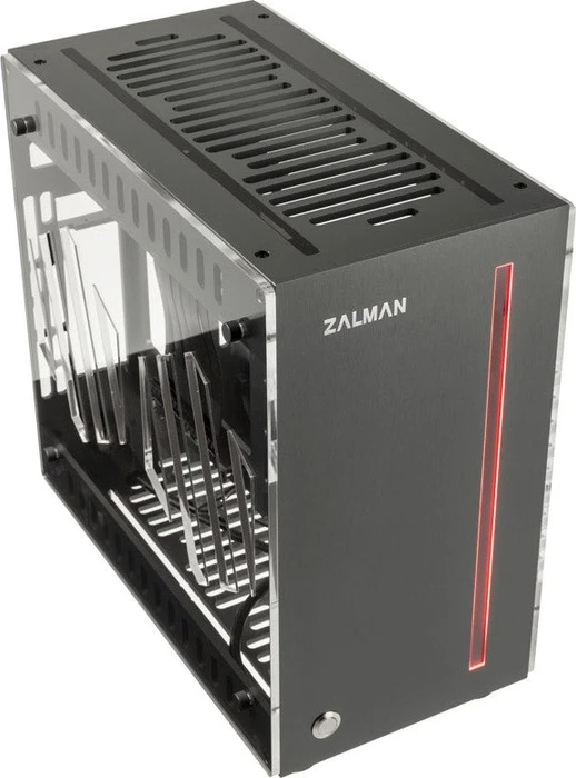 Zalman Z-Machine 300, grau, Acrylfenster, Mini-ITX