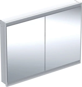 Geberit ONE Spiegelschrank ComfortLight, 2 Türen, UP-Montage, 120cm, weiß/Aluminium pulverbeschichtet