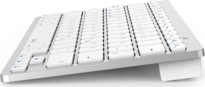 Hama KEY4ALL X510, silber, Bluetooth, DE