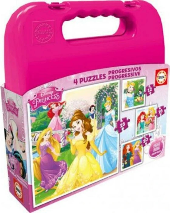 Educa Progressive Puzzles Disney Princess Case (16508)