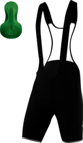Gonso Sitivo Bib Fahrradhose kurz black/bright green (Herren)