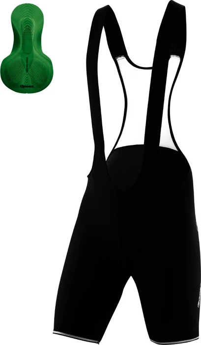 Gonso Sitivo Bib Fahrradhose kurz black/bright green (Herren)