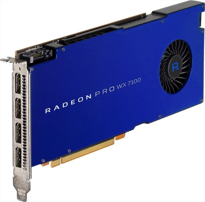 AMD Radeon PRO WX 7100, 8GB GDDR5, 4x DP