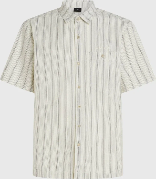 O'Neill Jacquard Stripe Hemd kurzarm beige cali (Herren)