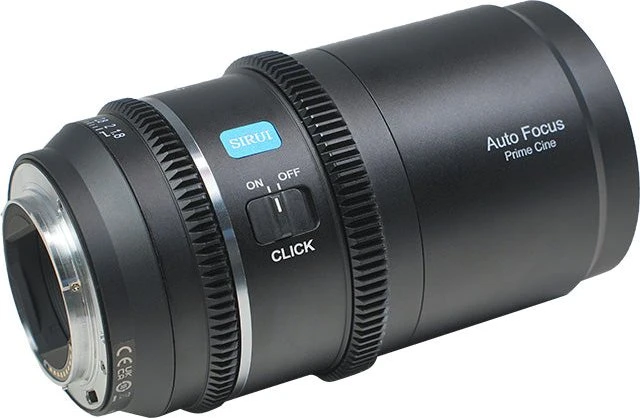 Sirui Astra 75mm T1.8 Full-Frame AF 1.33x Anamorphic Cine Blue Flare für Sony E