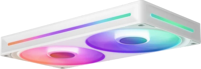 NZXT F Series F240 RGB Core Single-Frame Fan Unit, Matte White, weiß, LED-Steuerung, 240mm