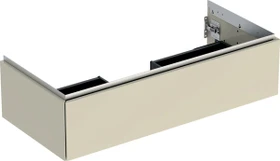 Geberit ONE Unterschrank für Waschtisch, mit einer Schublade, 105cm, sandgrau/lackiert hochglanz