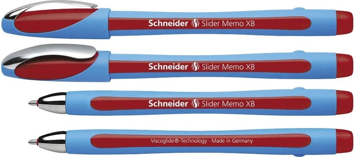 Schneider Slider Memo XB Kugelschreiber blau/rot, 10er-Pack (150202#10)