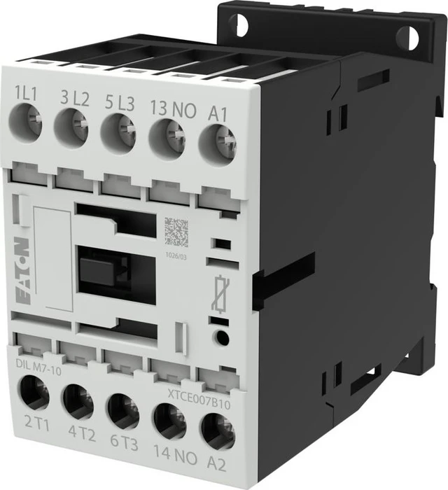 Eaton DILM Leistungsschütz, 3-polig, 380 V 400 V 3 kW, 1 S, 230 V 50 Hz, 240 V 60 Hz, Wechselstrombetätigung, Schraubklemmen