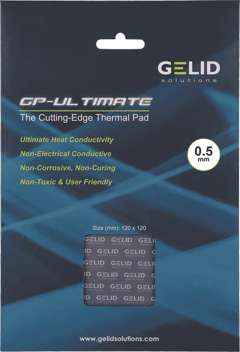 Gelid Solutions GP-Ultimate Wärmeleitpad 120x120x0.5mm, 1 Stück