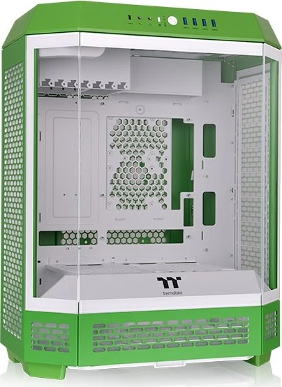 Thermaltake The Tower 600 Light-Year Green, grün, Glasfenster