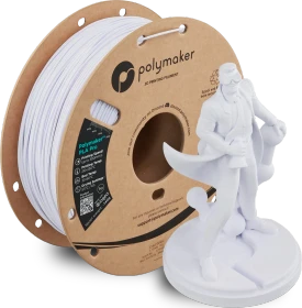 Polymaker PLA, Cold White, Spule, 1.75mm, 1.00kg