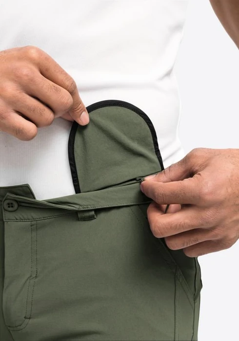 Maier Sports Nil Hose kurz green goose (Herren)
