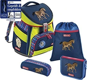 Step by Step Comfort DIN Horse Family Schultaschen-Set, 4-tlg.