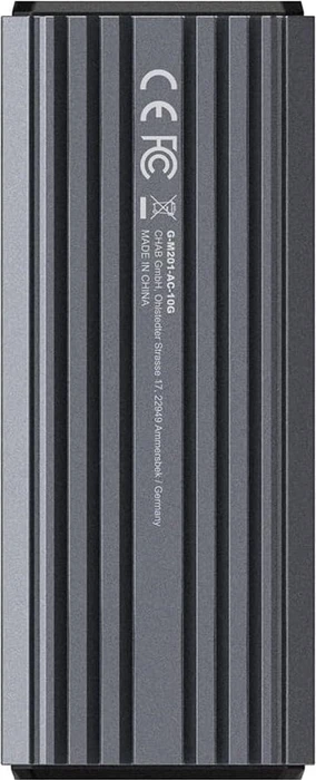 Graugear G-M201-AC-10G Externes Gehäuse für M.2 NVMe SSD, USB-C 3.1