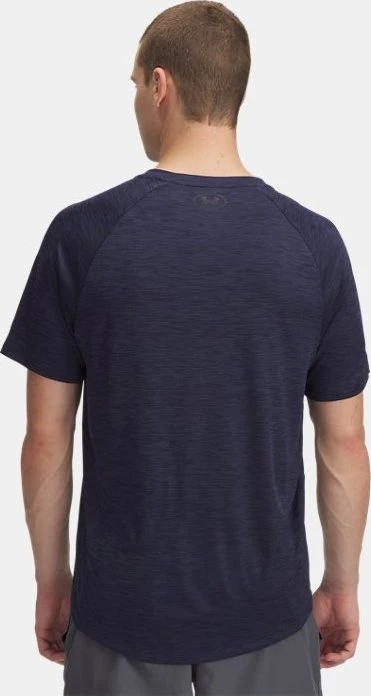 Under Armour Tech Textured Funktionsshirt kurzarm downpour gray/black (Herren)