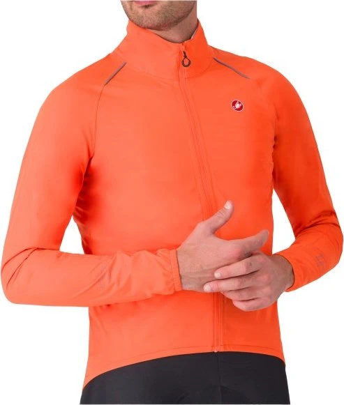 Castelli Emergency 3 Rain Fahrradjacke brilliant orange (Herren)