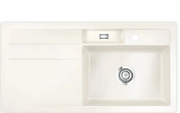 systemceram Bela 100 Einbau Becken rechts magnolie