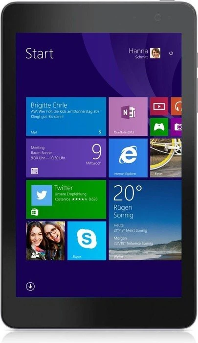 Dell Venue 8 Pro, weiß, Atom Z3735G, 32GB, Windows 8.1 32bit