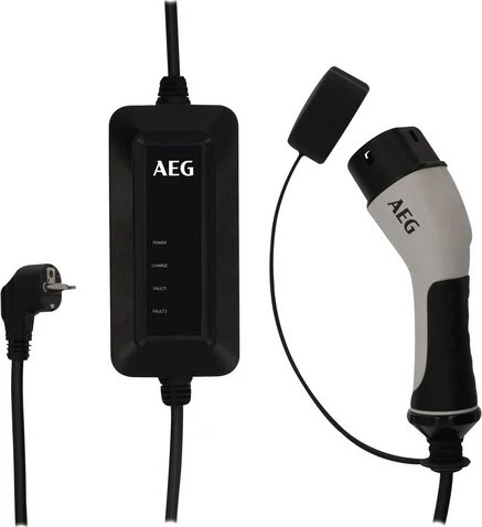AEG Typ 2 E-Ladegerät mit Steuerbox, 5m Ladekabel