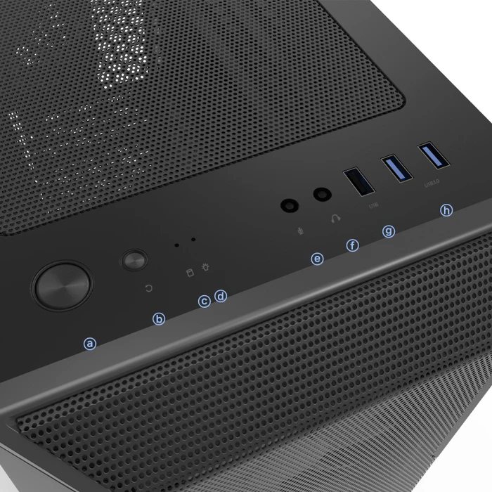 Zalman i3 Neo ARGB, schwarz, Glasfenster