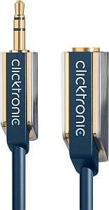 Clicktronic Advanced 3.5mm Klinke Verlängerungskabel 5m