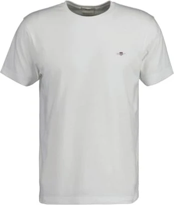 Gant Slim Fit Shield T-Shirt kurzarm weiß (Herren)