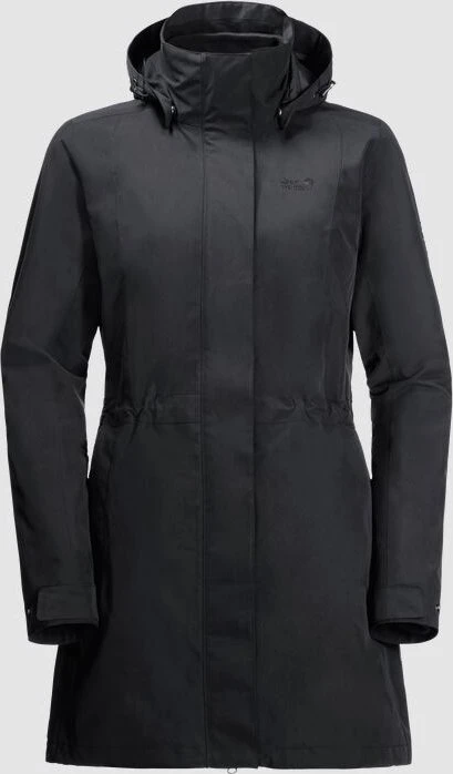 Jack Wolfskin Ottawa Modell 2020 Funktionsmantel schwarz (Damen)