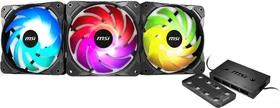 MSI MAG Max F12A-3H, LED-Steuerung, Fernbedienung, 120mm, 3er-Pack