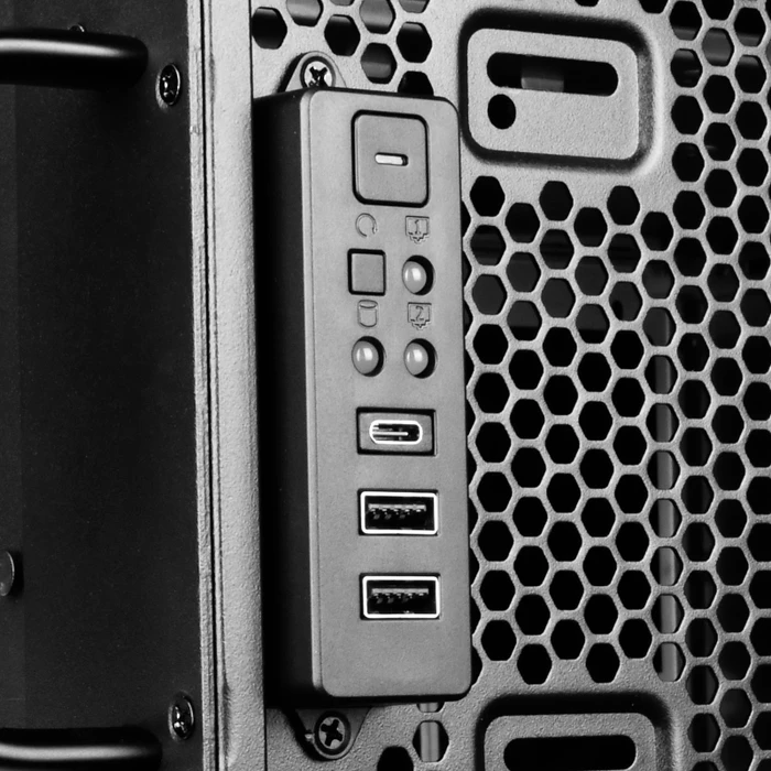 SilverStone RM44, Rackmount Storage, schwarz, 4HE, ATX