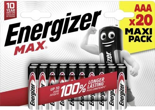 Energizer Max Micro AAA, 20er-Pack