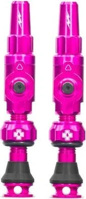 Muc-Off Big Bore Lite Tubeless-Ventil 70mm pink