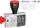 COLOP 04000/WD Datumstempel mit Wortband 12 Texte, 52x4mm, Monat in Buchstaben, rot/schwarz/silber (108791)