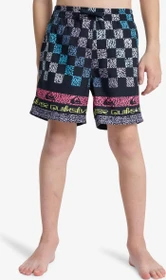 Quiksilver Everyday Printed Volley 14" Badeshorts dark navy/next gen (Junior)