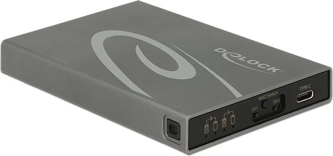 DeLOCK 2x M.2 SSD, USB-C 3.1