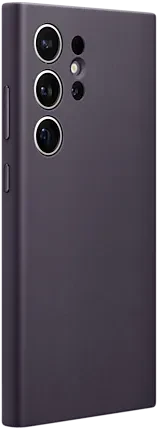 Samsung Hochuen Vegan Leather Case für Galaxy S24 Ultra dark violet