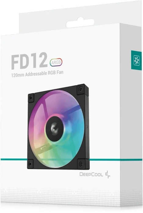 DeepCool FD12 ARGB, schwarz, 120mm