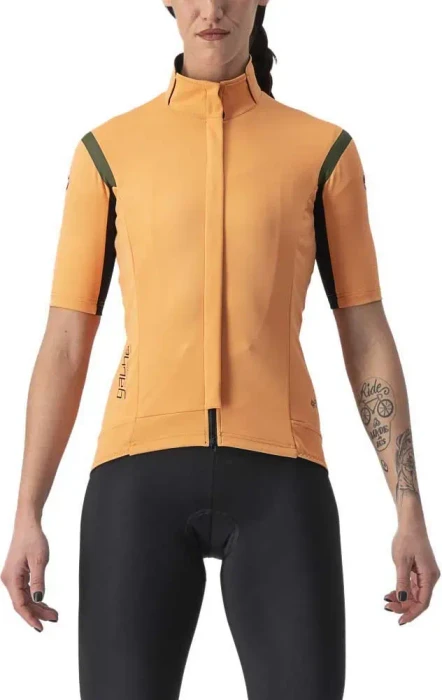 Castelli Gabba RoS 2 Trikot kurzarm melon/military green (Damen)